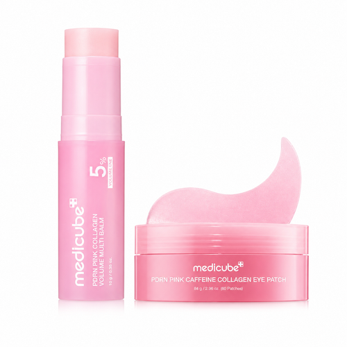 [NEW] [medicube] PDRN Pink Collagen Volume Multi Balm | All In One Volufiline, PDRN, NAD Stick for Youthful-Looking, Helping Look of Fine Lines, Firming Care, Anti-Aging Care | For Under-Eyes, Neck, Forehead, Smile Lines, Lip Care | Korean Skincare